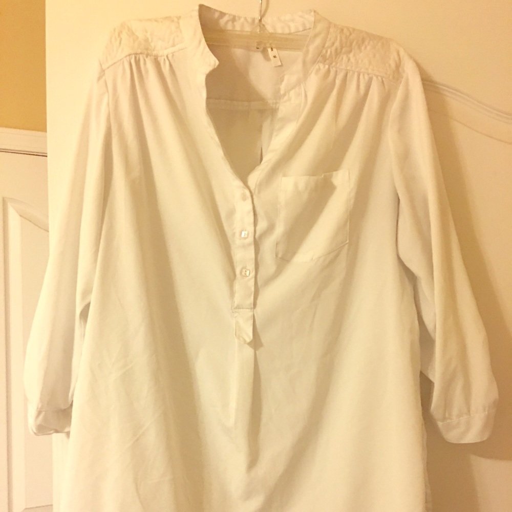 White shirt.